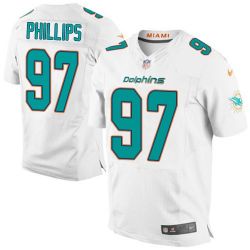Cheap Jordan Phillips Dolphins Jersey From China White 2015 new Elite #97