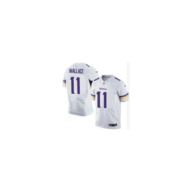 Cheap Mike Wallace Vikings Jersey From China White Elite #11