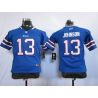 Cheap Steve Johnson Bills Youth Jersey #13 Blue From China