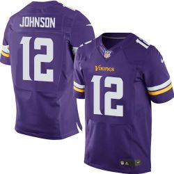 Cheap Charles Johnson Vikings Jersey From China Purple Elite #12