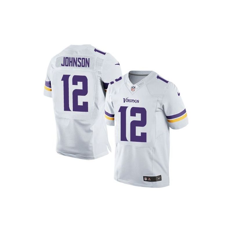 Cheap Charles Johnson Vikings Jersey From China White Elite #12