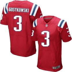 Cheap New Stephen Gostkowski Patriots Jersey From China Red Elite #3