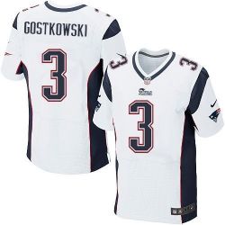 Cheap New Stephen Gostkowski Patriots Jersey From China White Elite #3