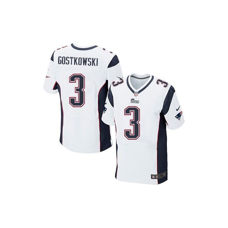 Cheap New Stephen Gostkowski Patriots Jersey From China White Elite #3