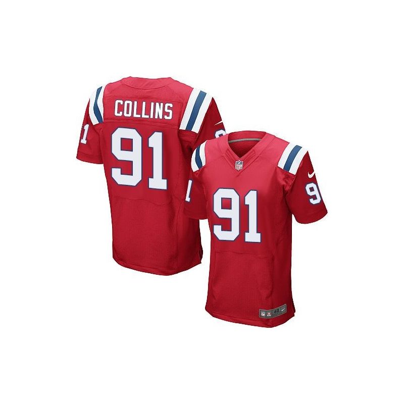 Cheap New Jamie Collins Patriots Jersey From China Red Elite #91