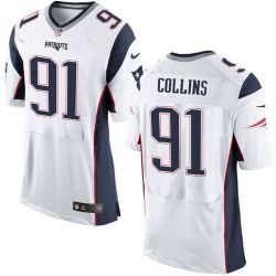 Cheap New Jamie Collins Patriots Jersey From China White Elite #91