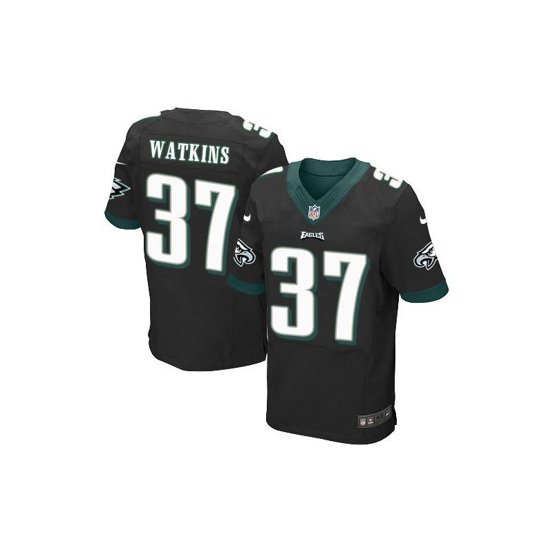 Cheap Jaylen Watkins Eagles Jersey From China Black Elite #37