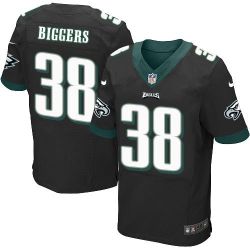 Cheap EJ Biggers Eagles Jersey From China Black Elite #38