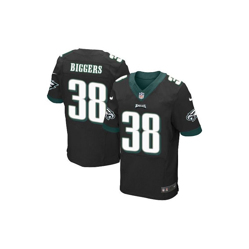 Cheap EJ Biggers Eagles Jersey From China Black Elite #38