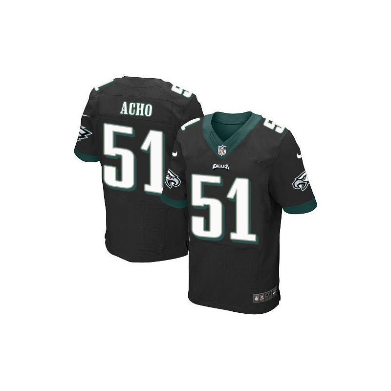 Cheap Emmanuel Acho Eagles Jersey From China Black Elite #51