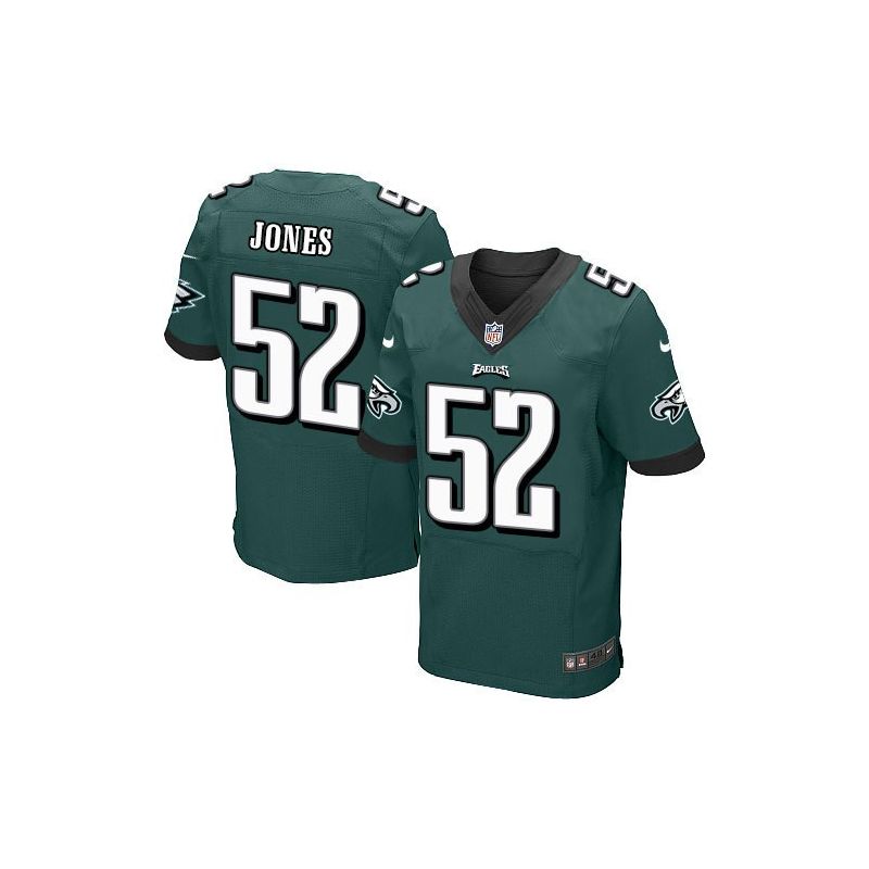 Cheap Brad Jones Eagles Jersey From China Green Elite #52