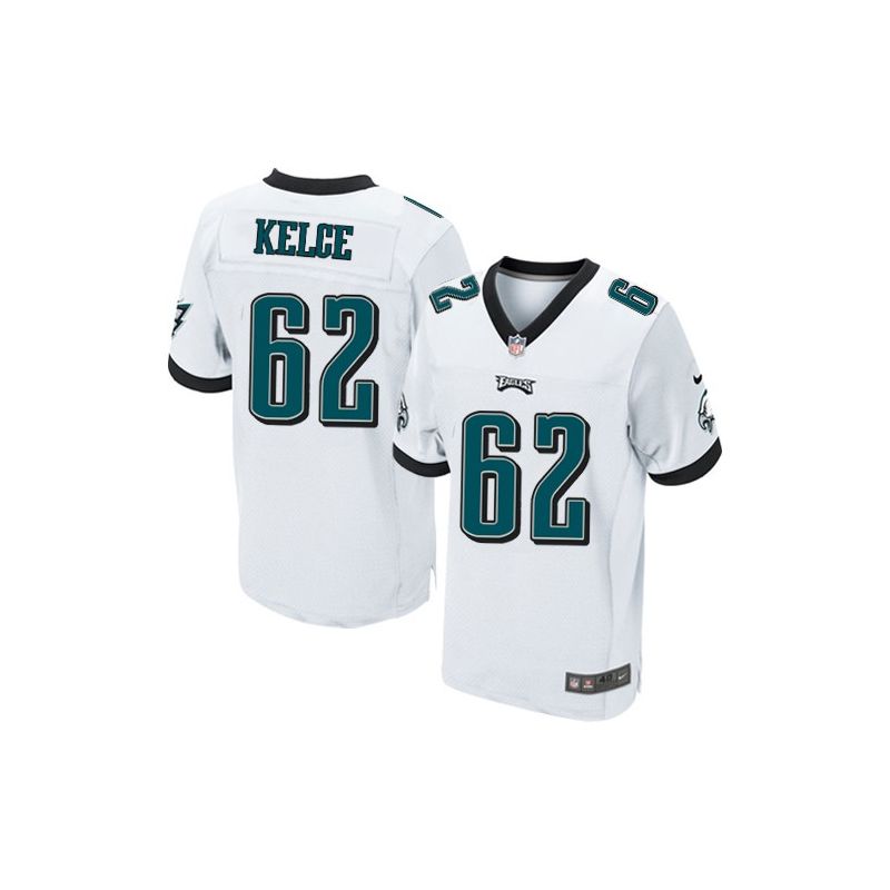 Cheap Jason Kelce Eagles Jersey From China White Elite #62