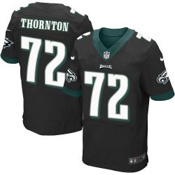 Cheap Cedric Thornton Eagles Jersey From China Black Elite #72