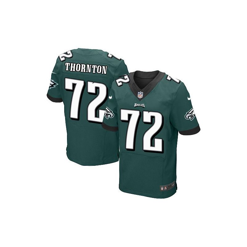 Cheap Cedric Thornton Eagles Jersey From China Green Elite #72