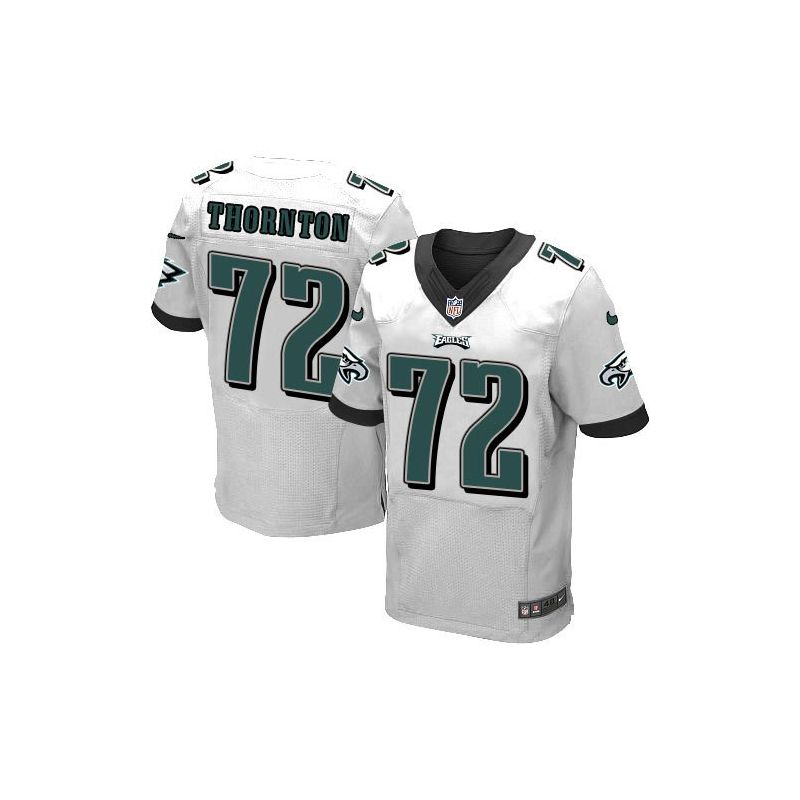 Cheap Cedric Thornton Eagles Jersey From China White Elite #72