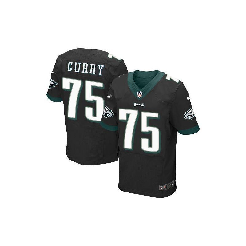 Cheap Vinny Curry Eagles Jersey From China Black Elite #75