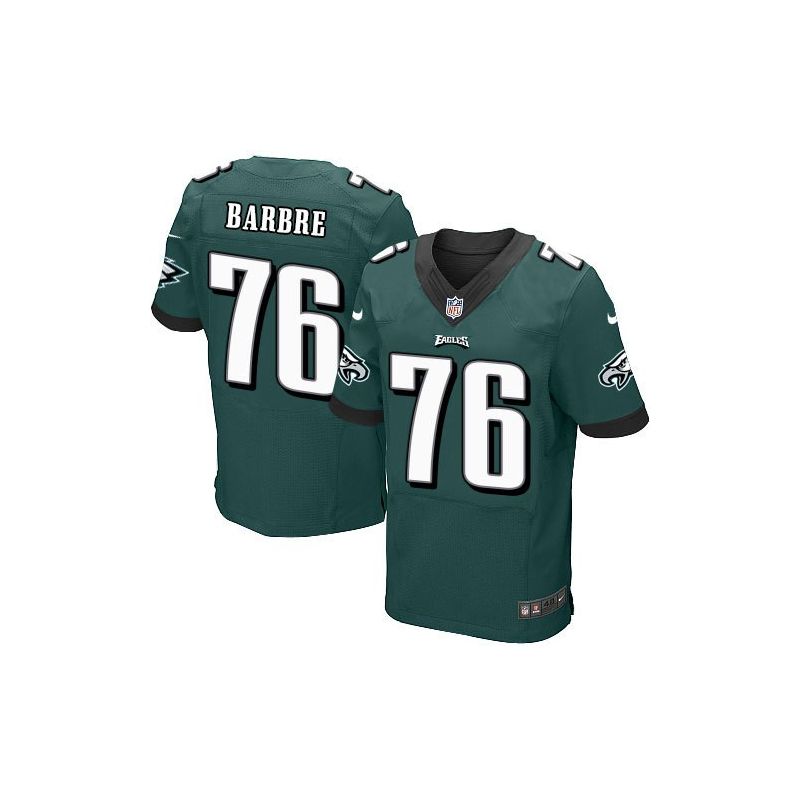 Cheap Allen Barbre Eagles Jersey From China Green Elite #76