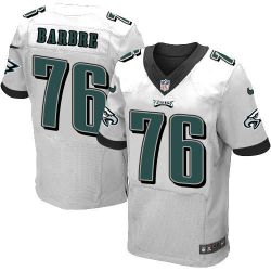 Cheap Allen Barbre Eagles Jersey From China White Elite #76