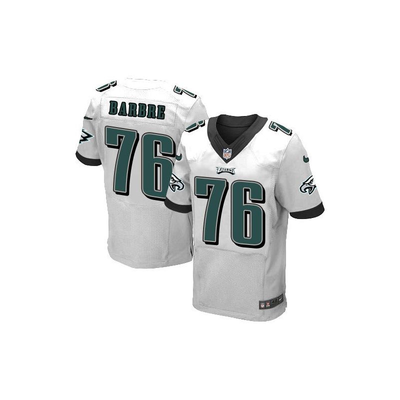 Cheap Allen Barbre Eagles Jersey From China White Elite #76