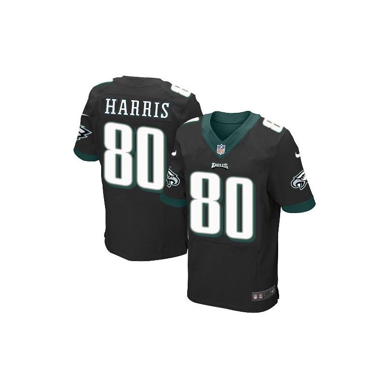 Cheap John Harris Eagles Jersey From China Black Elite #80