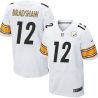 Cheap Terry Bradshaw Steelers Jersey From China White Elite #12