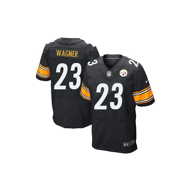 Cheap Mike Wagner Steelers Jersey From China Black Elite #23