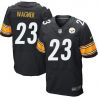 Cheap Mike Wagner Steelers Jersey From China Black Elite #23