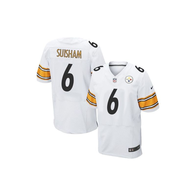 Cheap Shaun Suisham Steelers Jersey From China White Elite #6