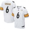 Cheap Shaun Suisham Steelers Jersey From China White Elite #6