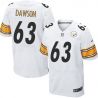Cheap Dermontti Dawson Steelers Jersey From China White Elite #63