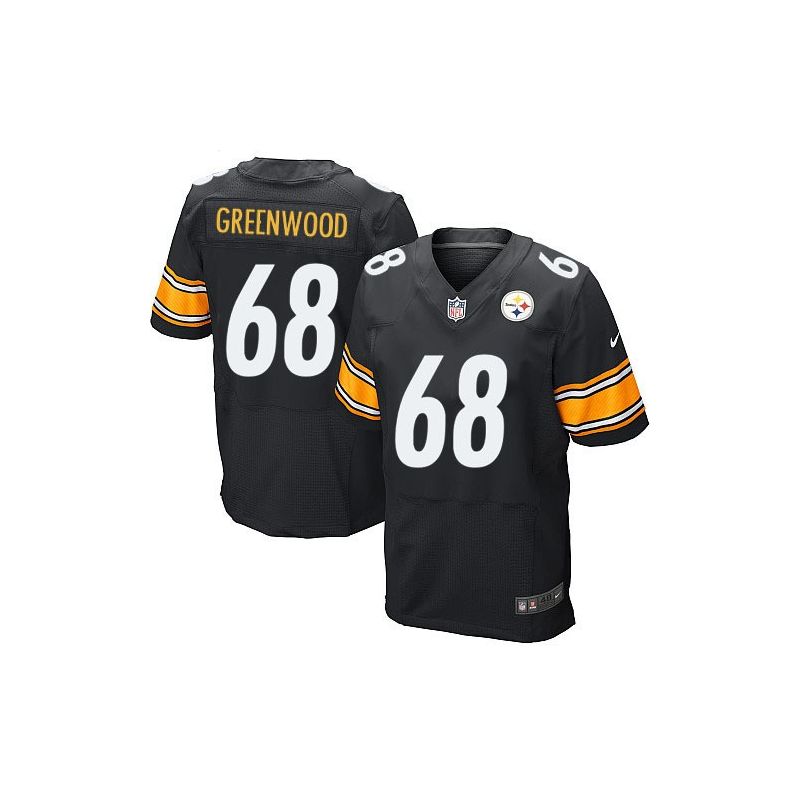 Cheap LC Greenwood Steelers Jersey From China Black Elite #68