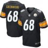 Cheap LC Greenwood Steelers Jersey From China Black Elite #68