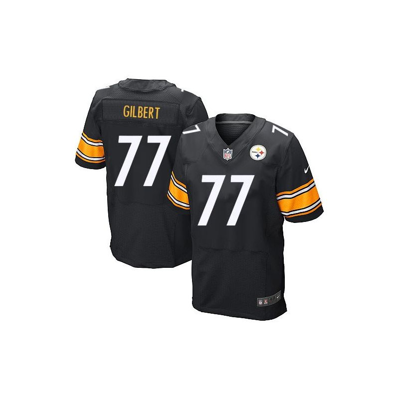 Cheap Marcus Gilbert Steelers Jersey From China Black Elite #77