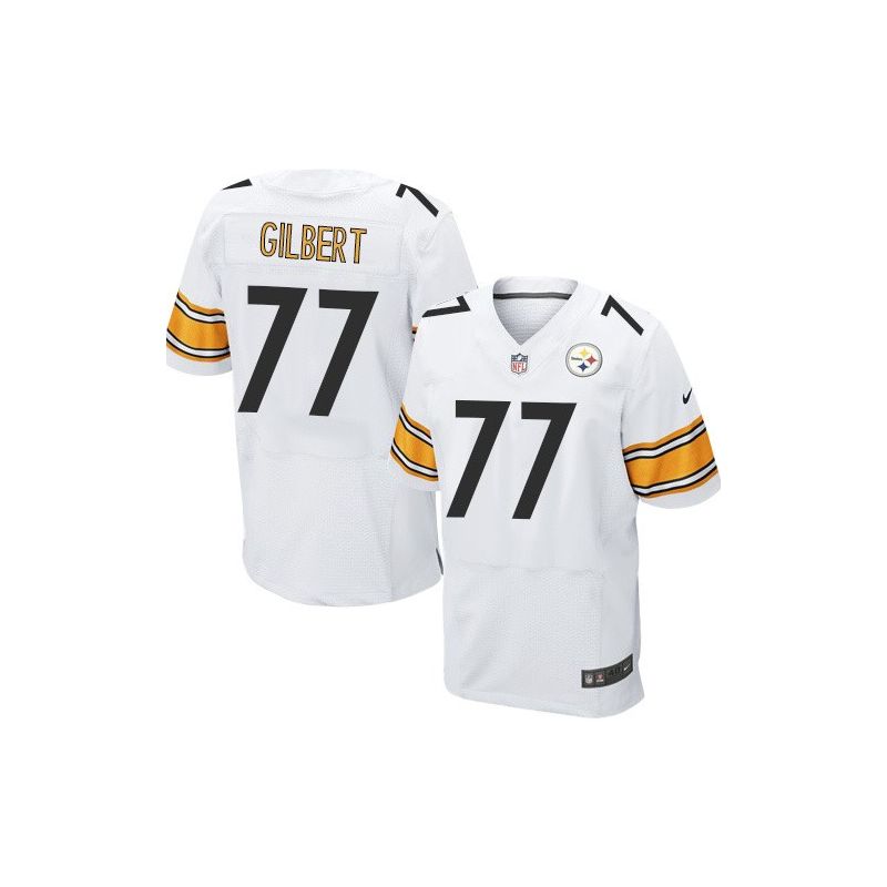 Cheap Marcus Gilbert Steelers Jersey From China White Elite #77