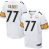 Cheap Marcus Gilbert Steelers Jersey From China White Elite #77