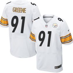 Cheap Kevin Greene Steelers Jersey From China White Elite #91
