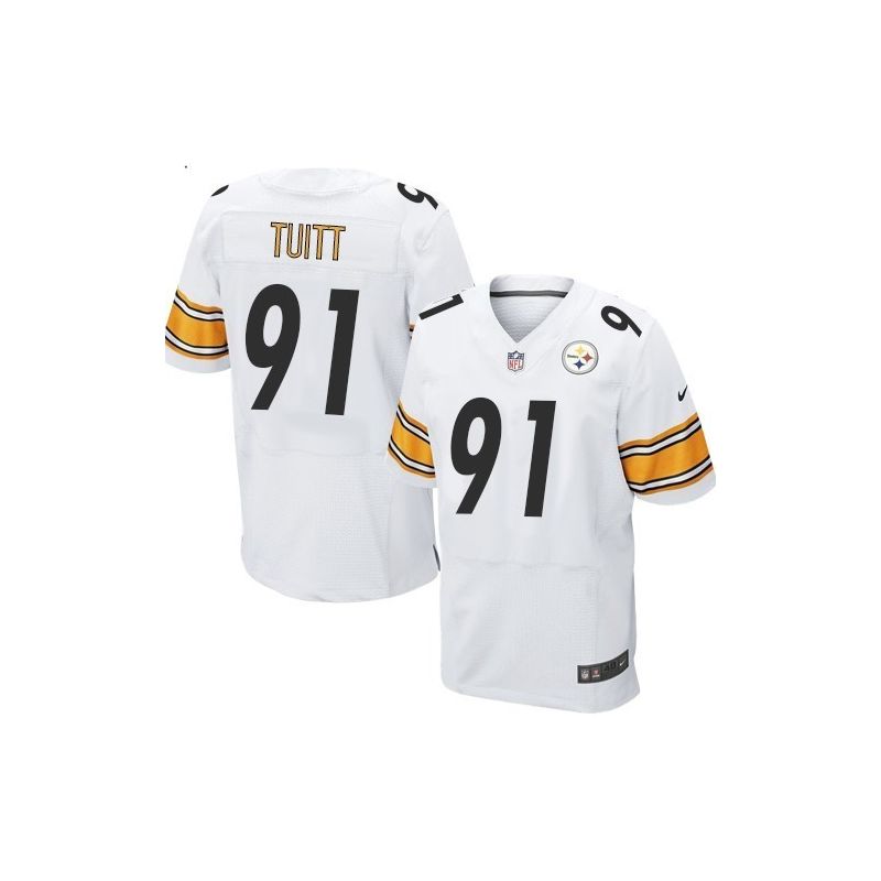 Cheap Stephon Tuitt Steelers Jersey From China White Elite #91