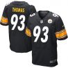 Cheap Cam Thomas Steelers Jersey From China Black Elite #93