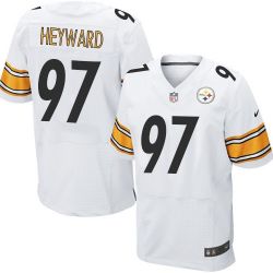 Cheap Cameron Heyward Steelers Jersey From China White Elite #97