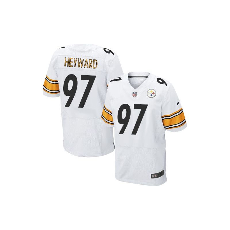 Cheap Cameron Heyward Steelers Jersey From China White Elite #97