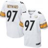 Cheap Cameron Heyward Steelers Jersey From China White Elite #97