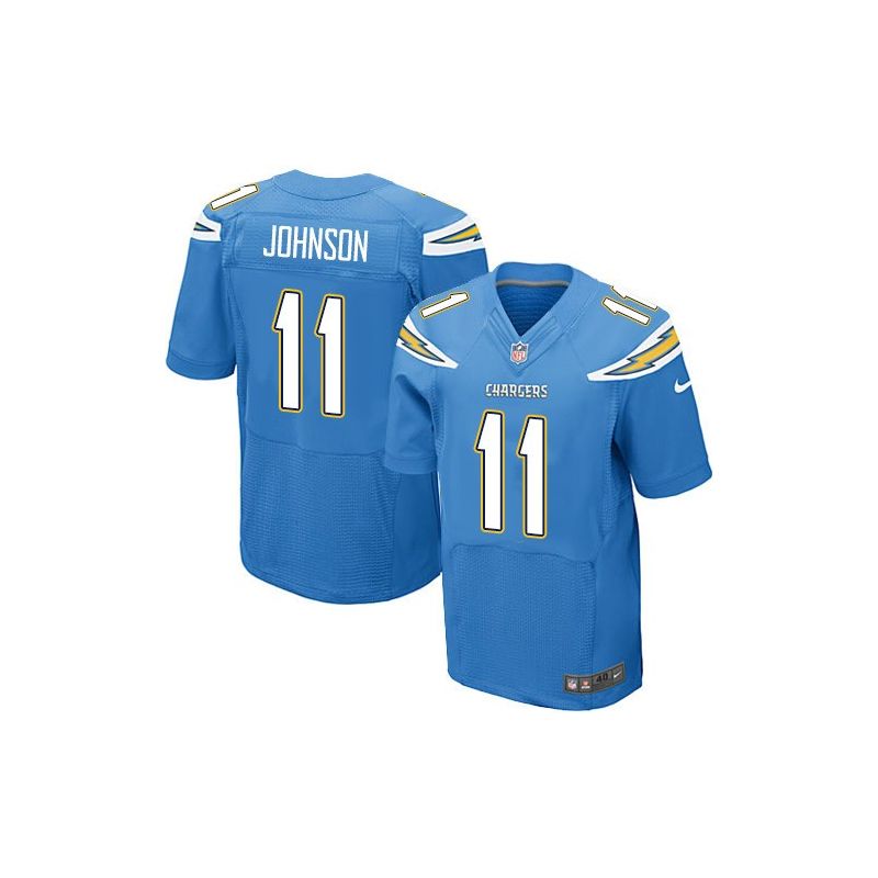 Cheap San Jarret Johnson Chargers Jersey From China Light Blue Elite #11