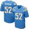 Cheap San Denzel Perryman Chargers Jersey From China Light Blue Elite #52