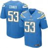 Cheap San Kavell Conner Chargers Jersey From China Light Blue Elite #53