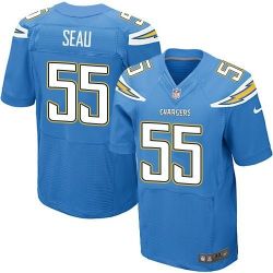 Cheap San Junior Seau Chargers Jersey From China Light Blue Elite #55