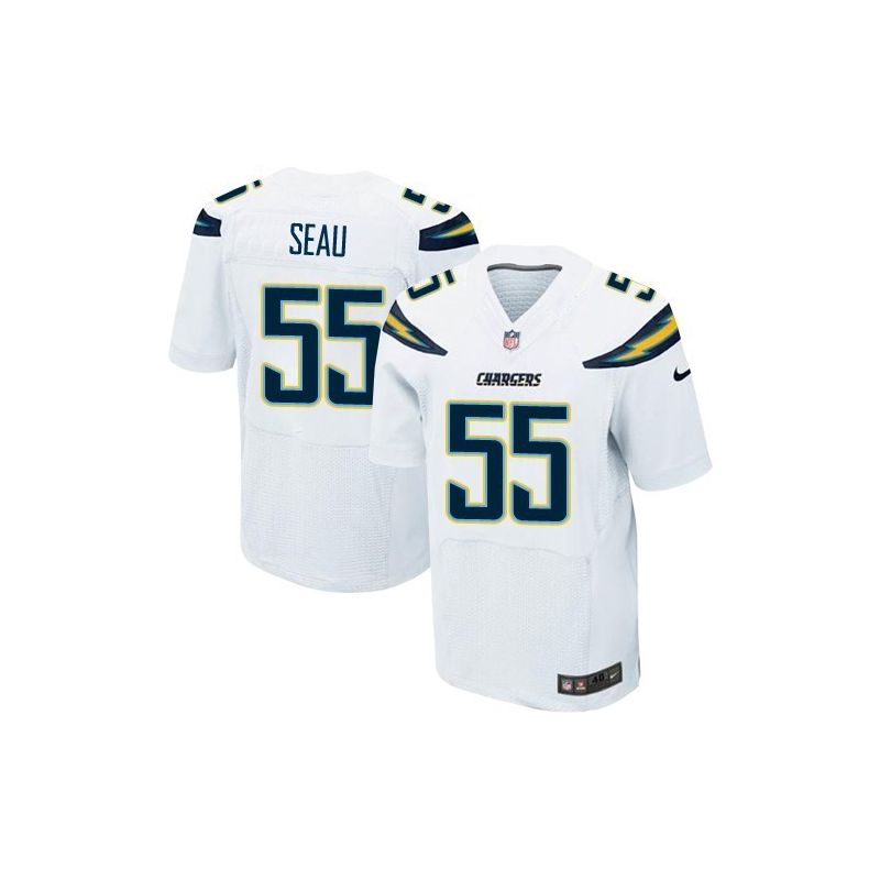 Cheap San Junior Seau Chargers Jersey From China White Elite #55