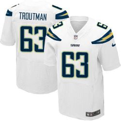 Cheap San Johnnie Troutman Chargers Jersey From China White Elite #63