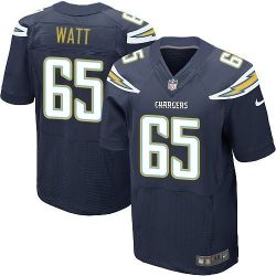 Cheap San Chris Watt Chargers Jersey From China Navy Elite #65