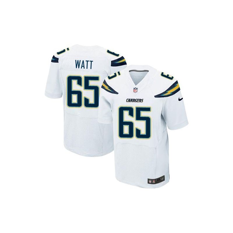 Cheap San Chris Watt Chargers Jersey From China White Elite #65