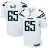 Cheap San Chris Watt Chargers Jersey From China White Elite #65